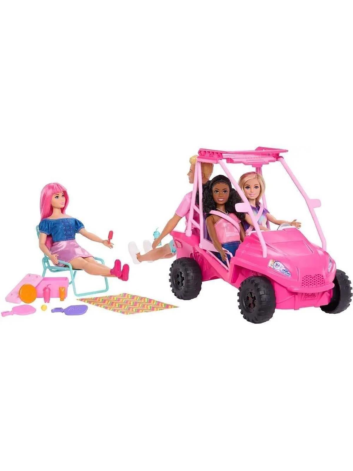 Barbie Plaj Arabası Bebek Araç Ve Aksesuarları