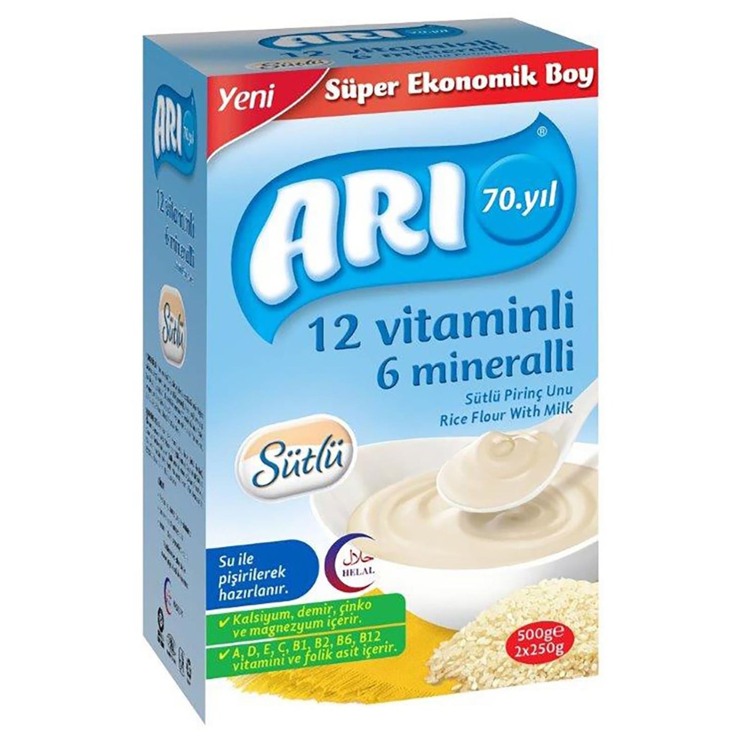 Arı Mama Sütlü Pirinçli Ek Gıda 500 gr - Standart