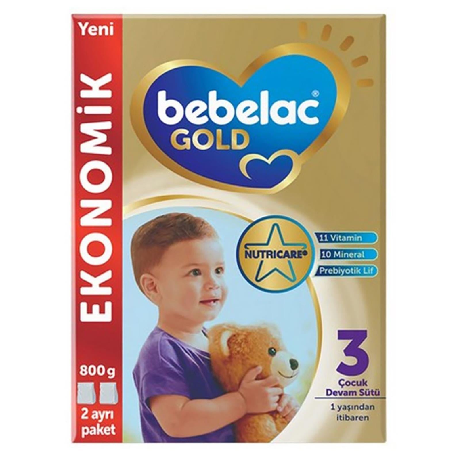 Bebelac Gold 3 Devam Sütü 800 G 12+