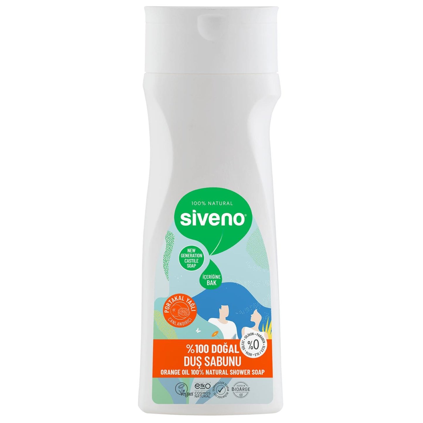 Siveno % 100 Doğal Portakal Yağlı Duş Sabunu - Standart