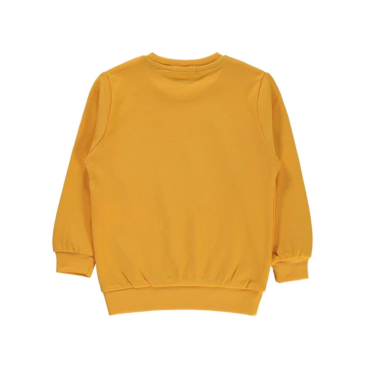 Civil Boys Köpek Baskılı 2-5 Yaş Sweatshirt - Hardal