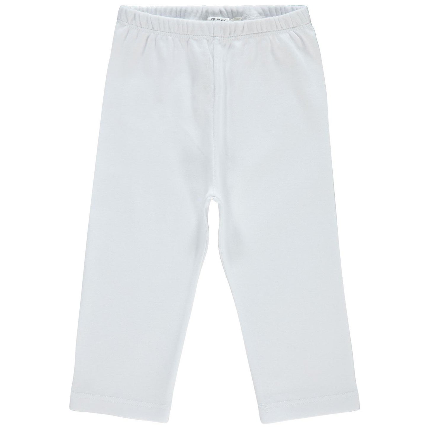 Civil Baby Düz Model Beli Lastikli 12-24 Ay Tek Alt Bebe - Beyaz