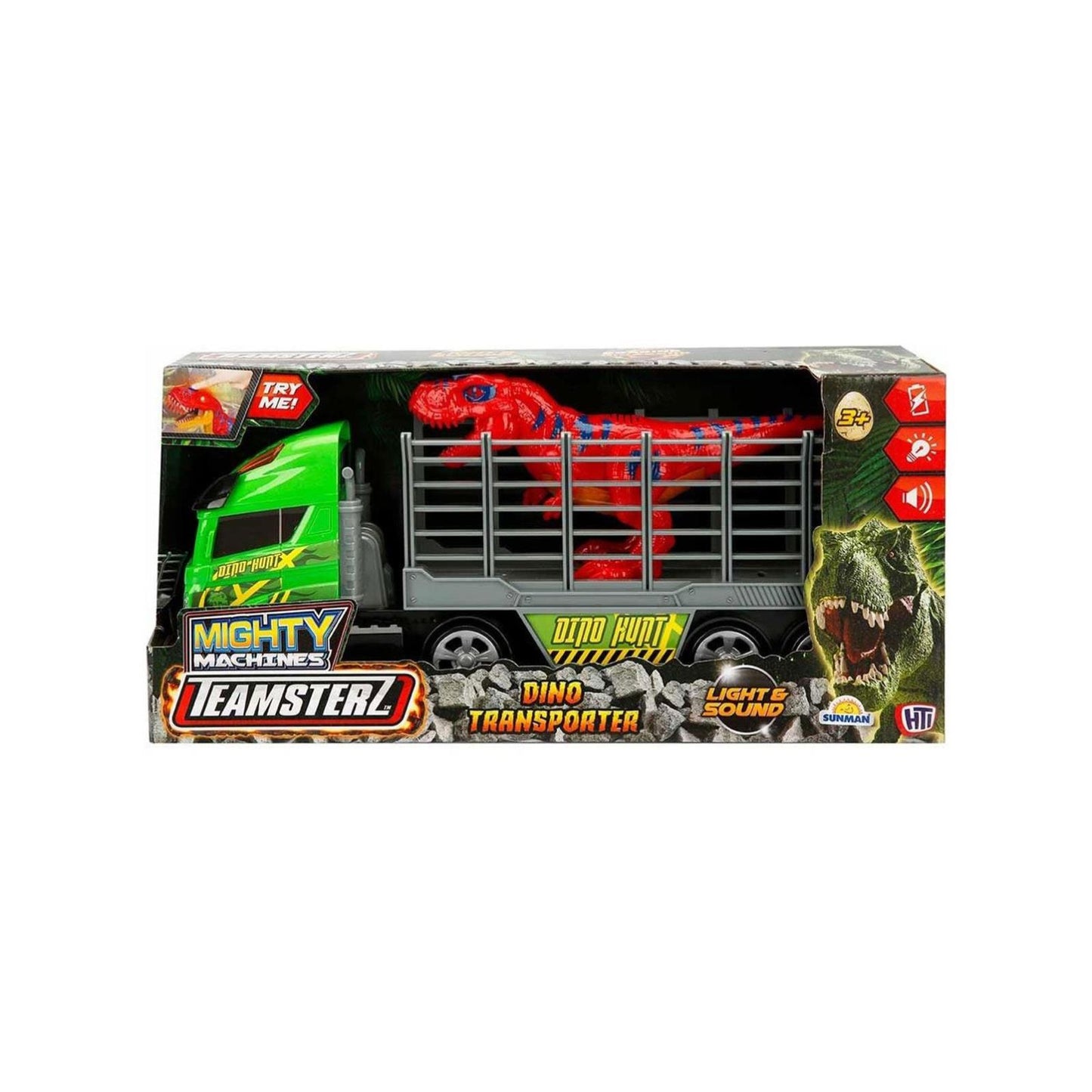 Sunman Oyuncak Sesli ve Işıklı Dino Transporter