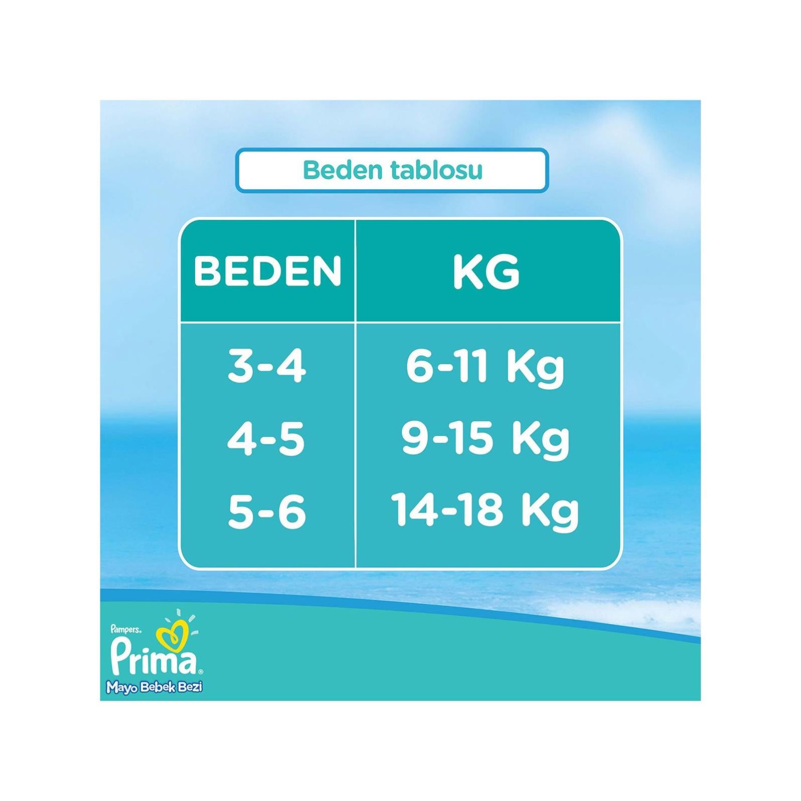 Prima Mayo Bebek Bezi 5-6 Beden 10 Adet
