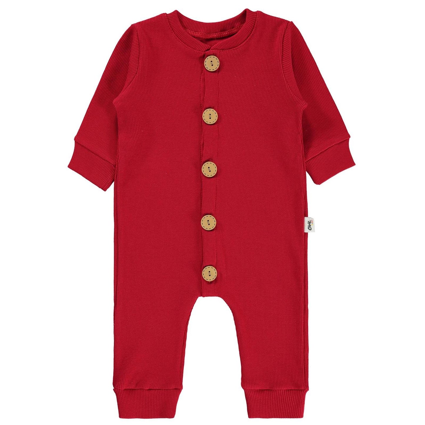 Civil Baby Düz Basic 1-6 Ay Tulum - Mavi