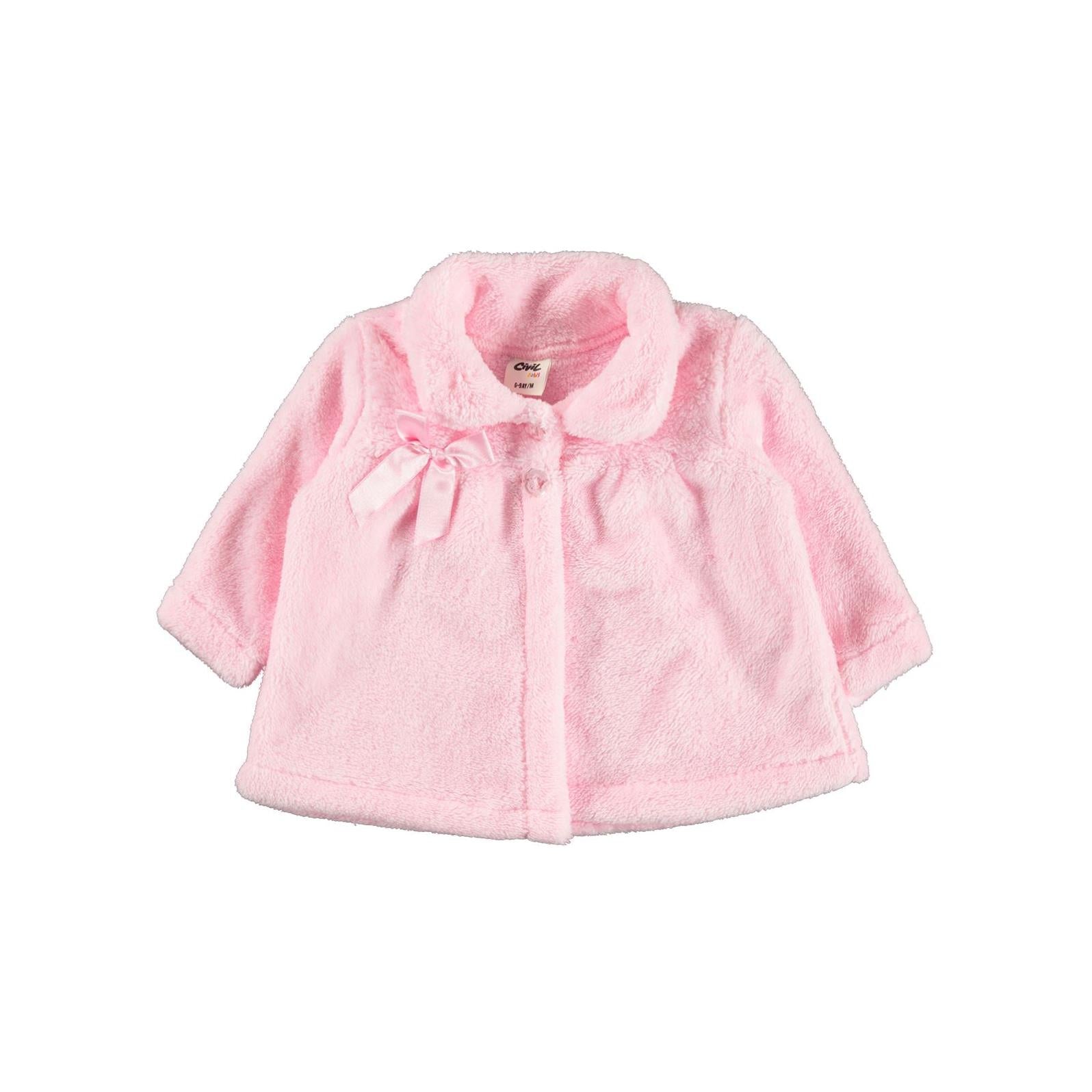Civil Baby Fiyonklu 6-18 Ay Hırka - Pembe
