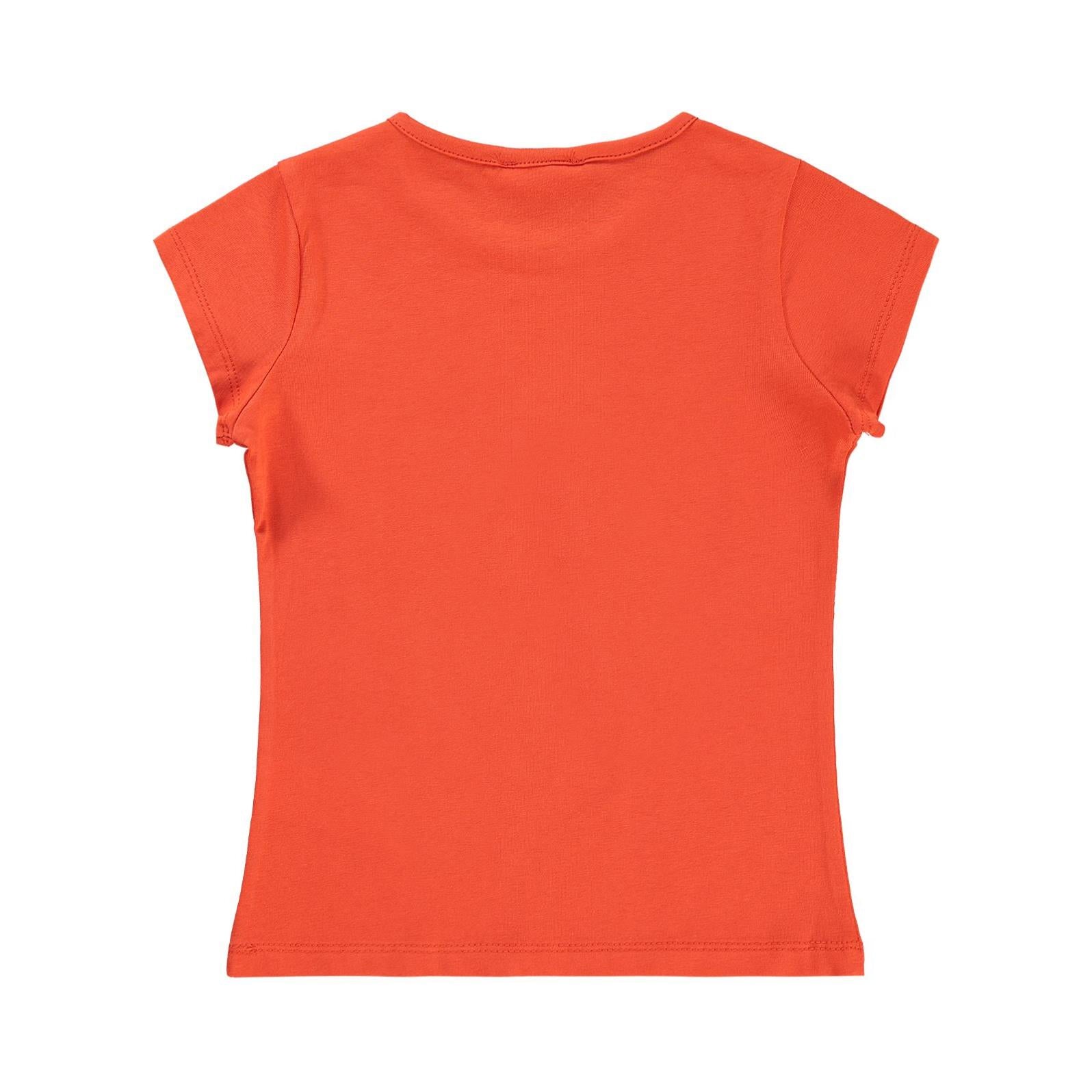Civil Girls Basic 10-13 Yaş Tişört - Turuncu