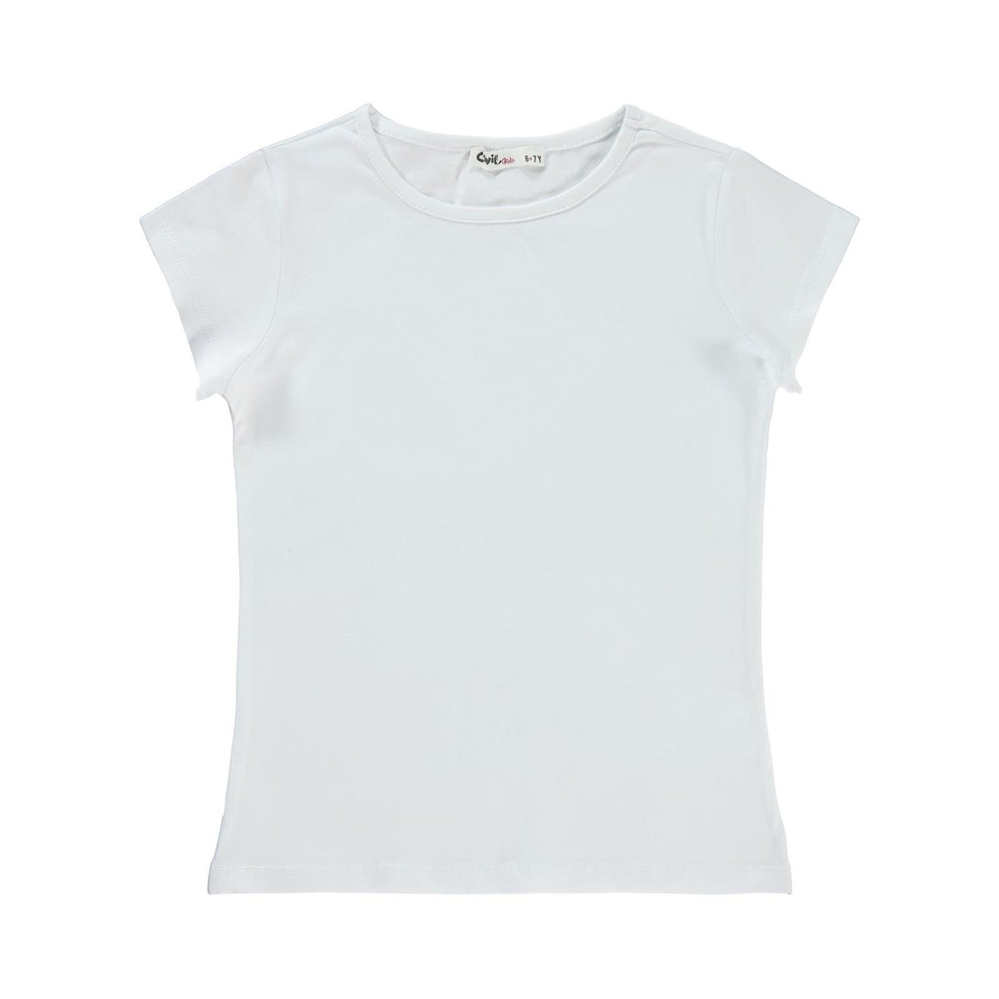 Civil Girls Basic 6-9 Yaş Tişört - Beyaz