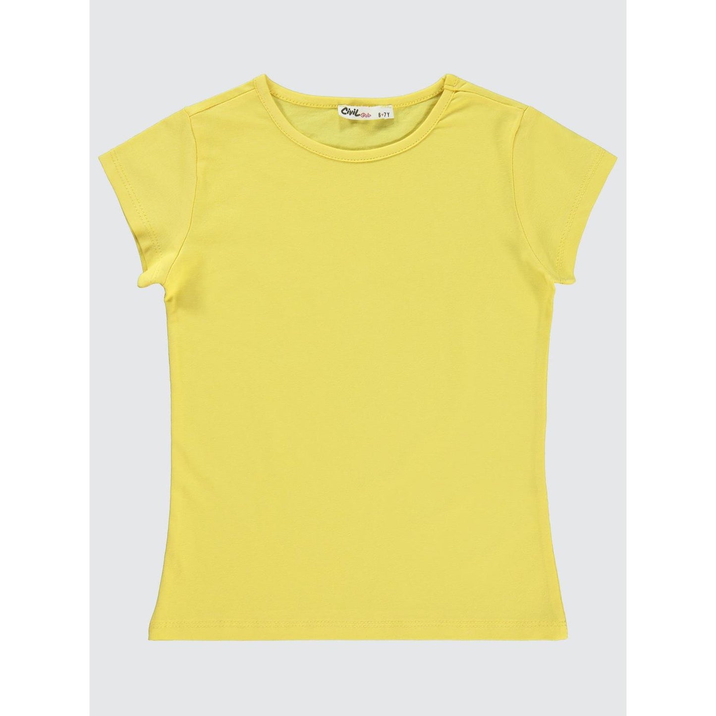 Civil Girls Basic 6-9 Yaş Tişört - Lila
