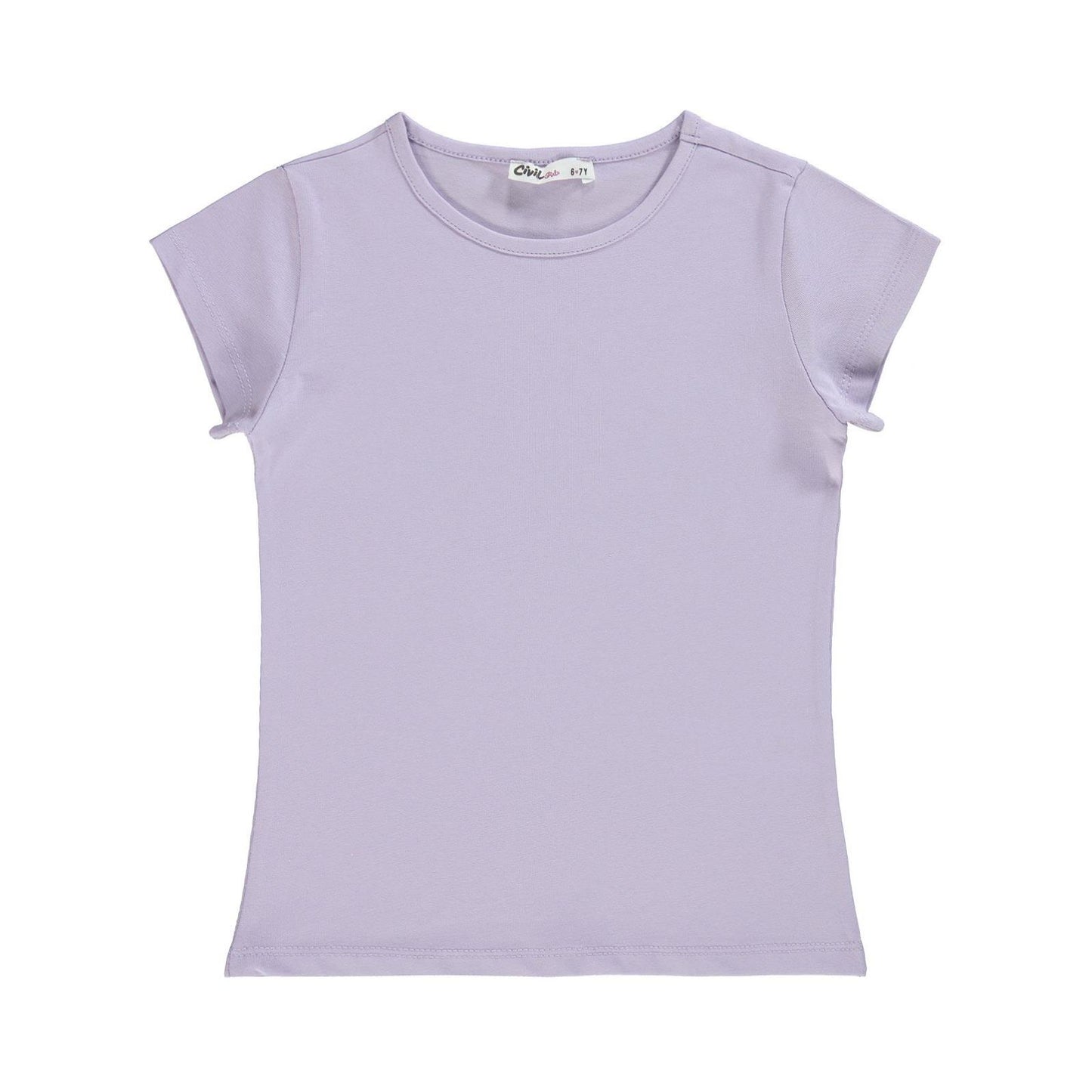 Civil Girls Basic 6-9 Yaş Tişört - Lila