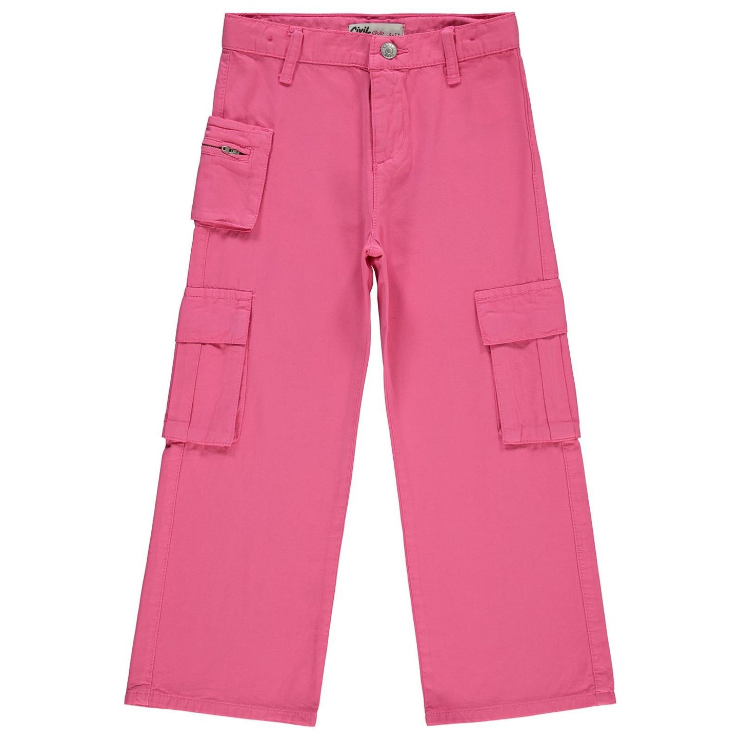 Civil Girls Üç Cepli Kargo 10-13 Yaş Pantolon - Lila