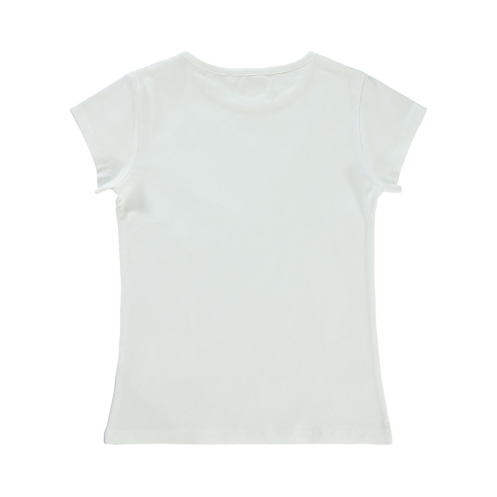 Civil Girls Basic 6-9 Yaş Tişört - Ekru