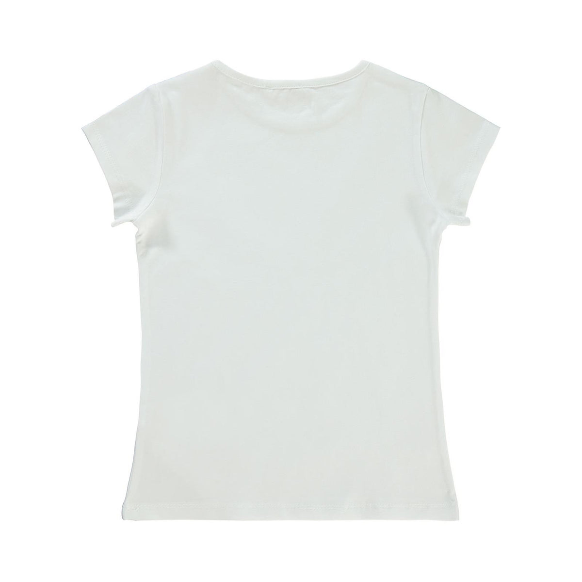 Civil Girls Basic 10-13 Yaş Tişört - Ekru