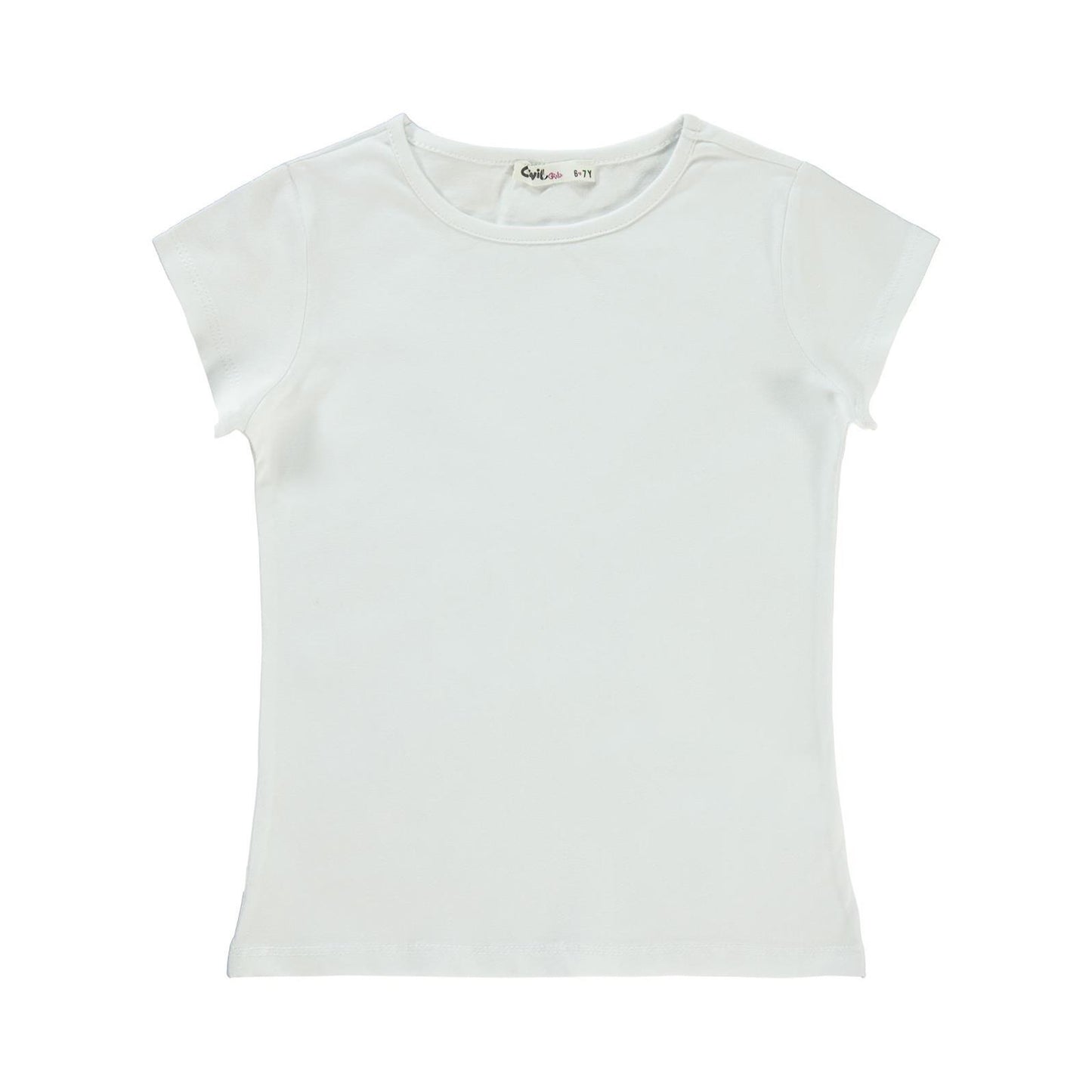 Civil Girls Basic 6-9 Yaş Tişört - Ekru