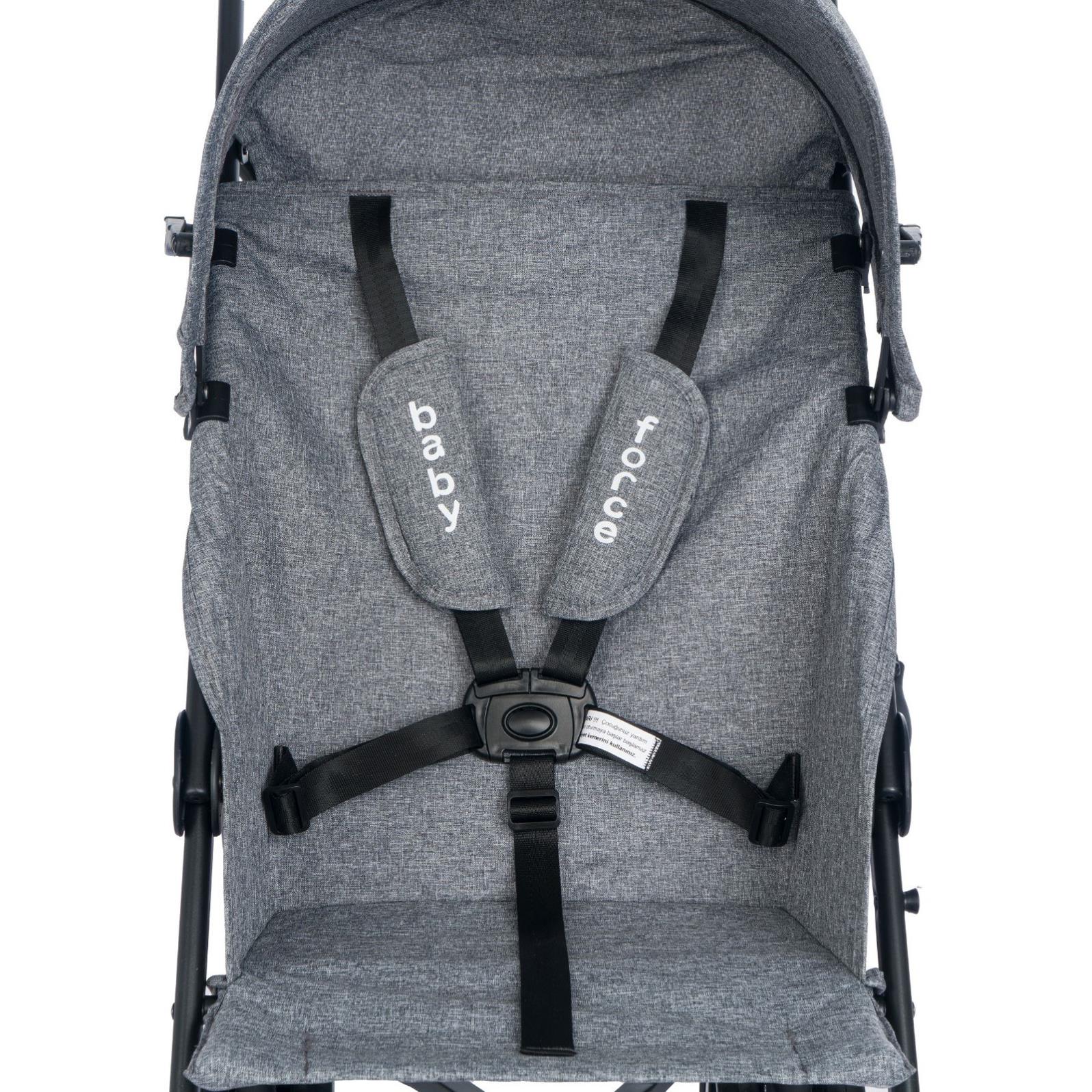 Baby Force Prava Ekostar Baston Bebek Arabası - Gri
