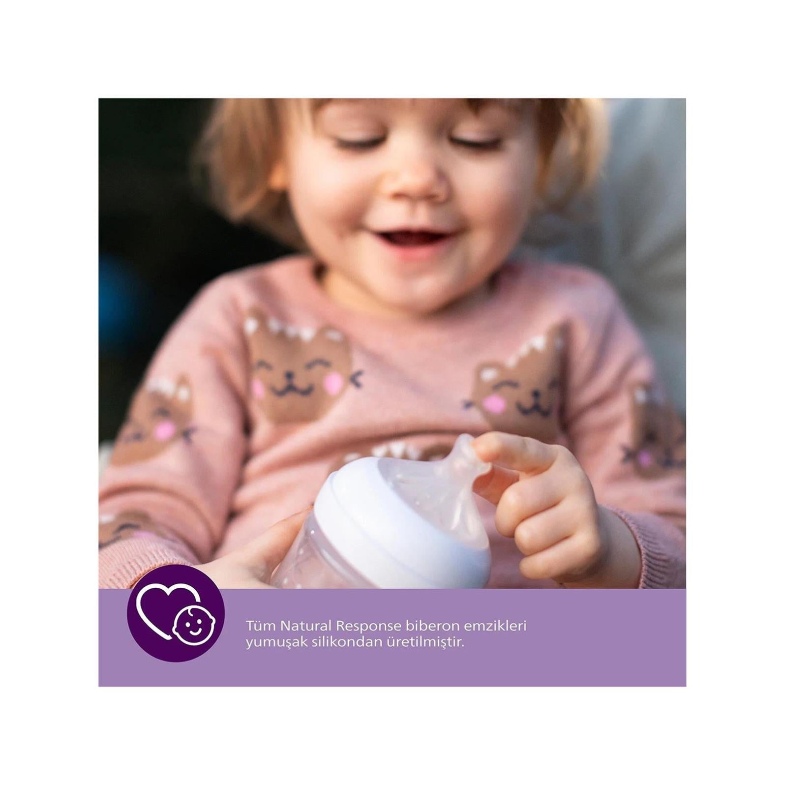 Avent Natural Response 2'li Biberon Emziği6 Numara6+ AyDoğal Tepkili Biberon Emziği