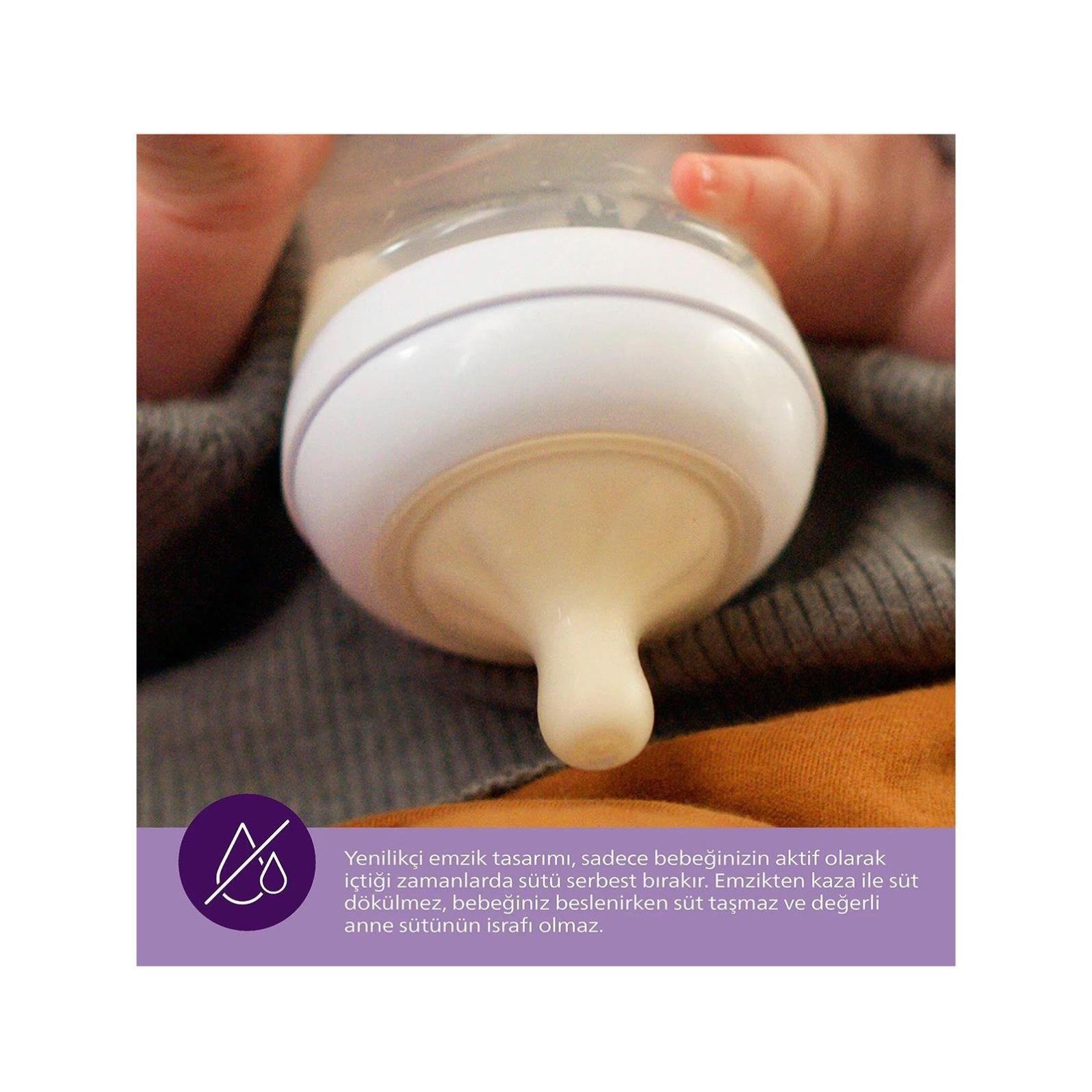 Avent Natural Response 2'li Biberon Emziği6 Numara6+ AyDoğal Tepkili Biberon Emziği