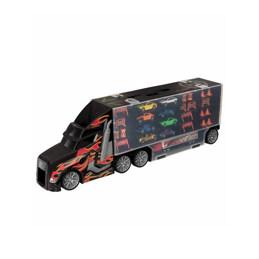 Sunman Oyuncak Auto Transporter 9 Araçlı Oyun Seti