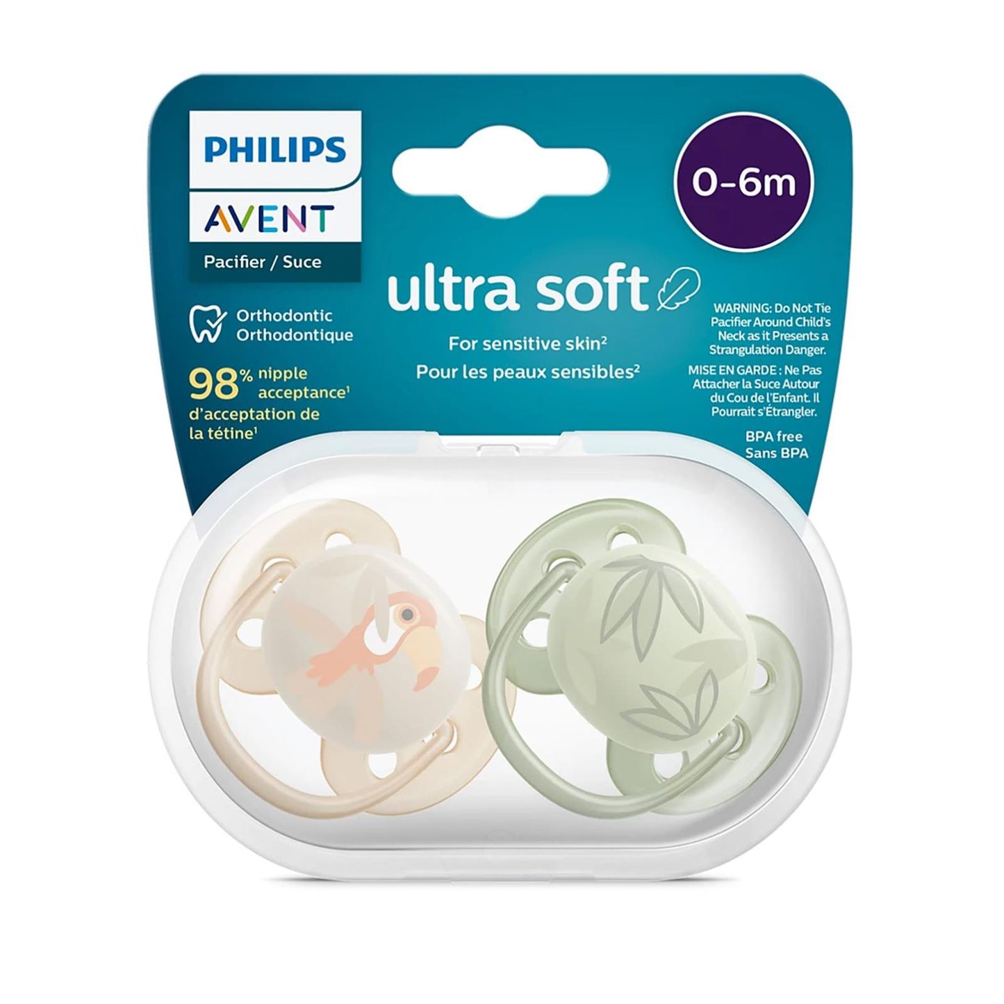 Avent Ultra Soft Emzik 0-6 Ay2'li PaketErkek