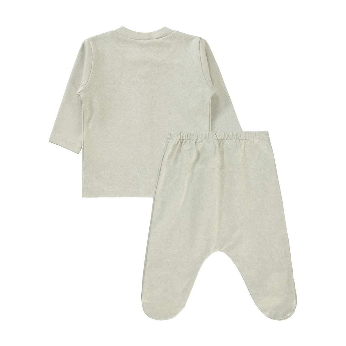 Civil Baby Düz 1-6 Ay Pijama Takımı - Bej