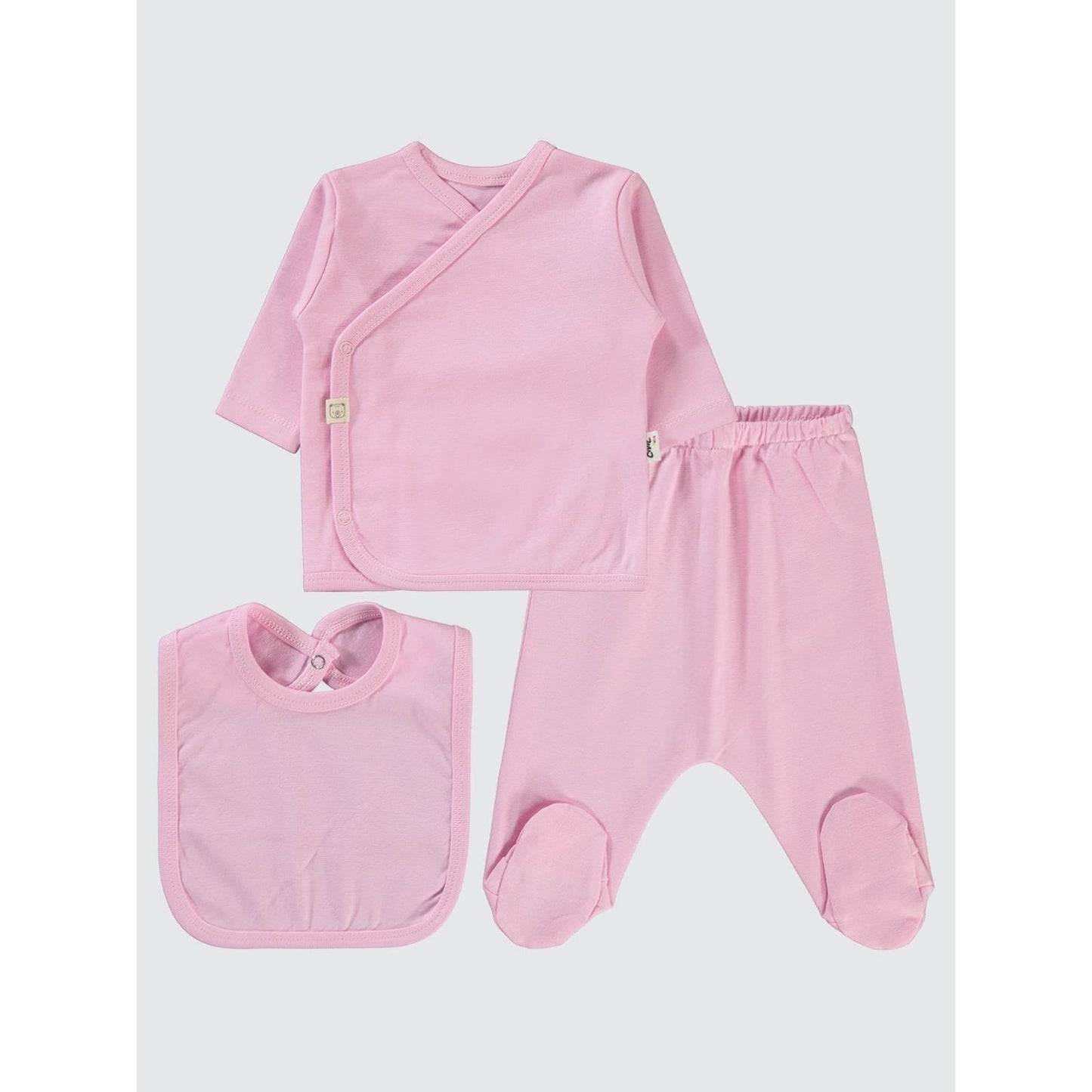 Civil Baby 3'Lü Basic  Zıbın Takımları - Gri