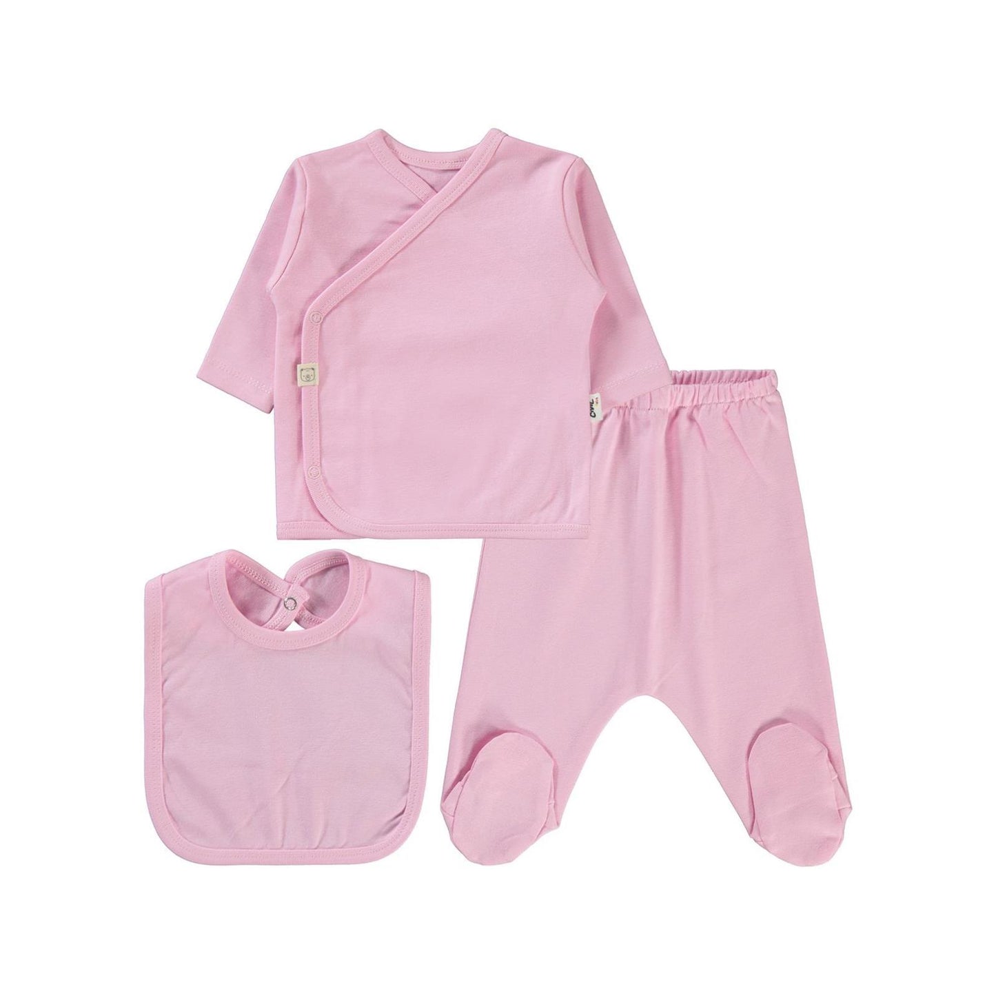 Civil Baby 3'Lü Basic  Zıbın Takımları - Gri