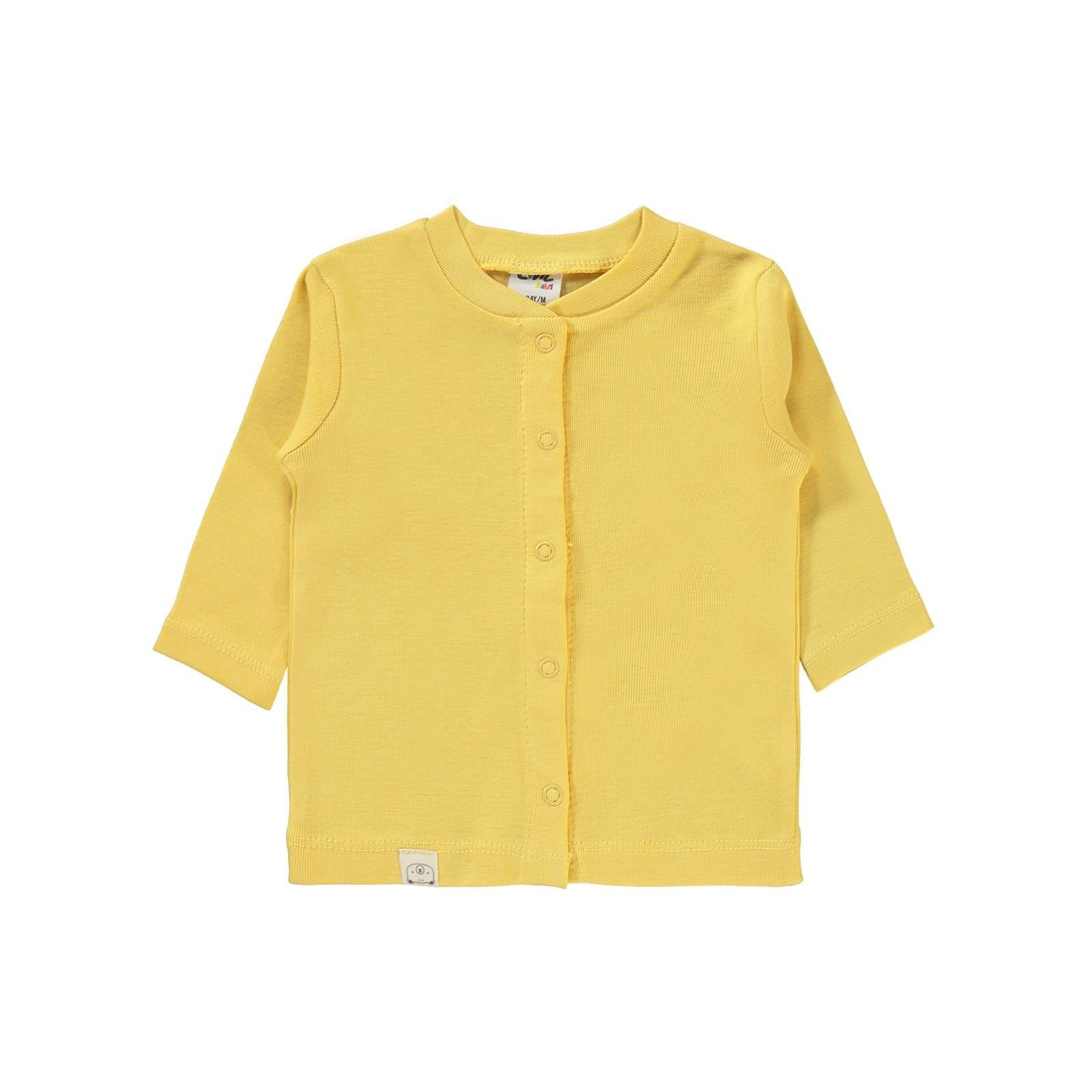 Civil Baby Düz 1-6 Ay Pijama Takımı - Sarı