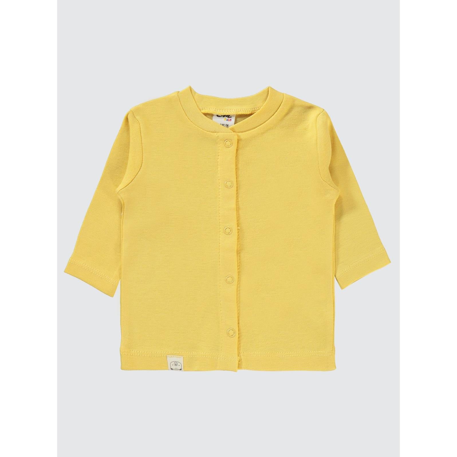 Civil Baby Düz 1-6 Ay Pijama Takımı - Sarı