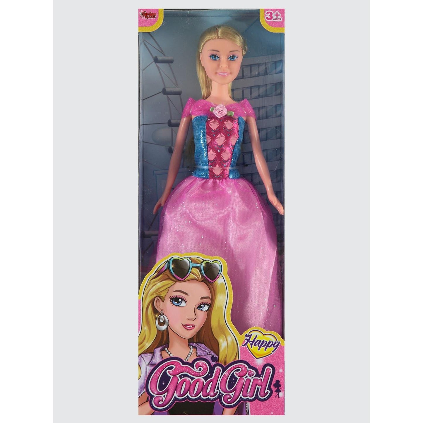 Vardem 29Cm Manken Bebek+Kutu - Pembe