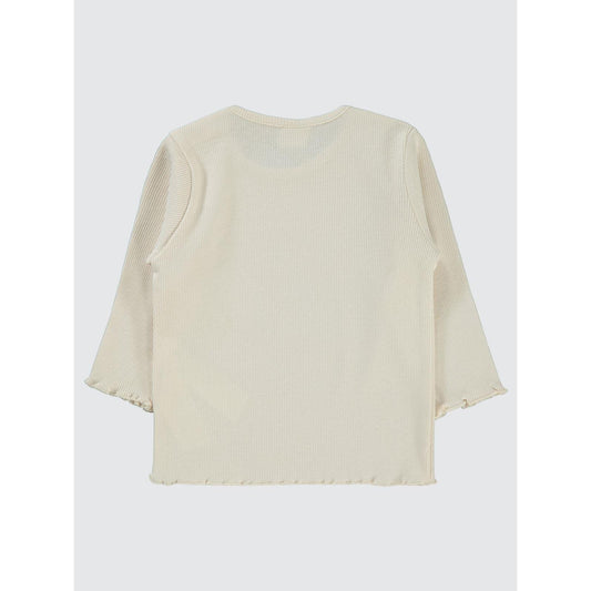 Civil Baby Kol Ucu Detaylı 6-18 Ay Sweatshirt - Fil Dişi