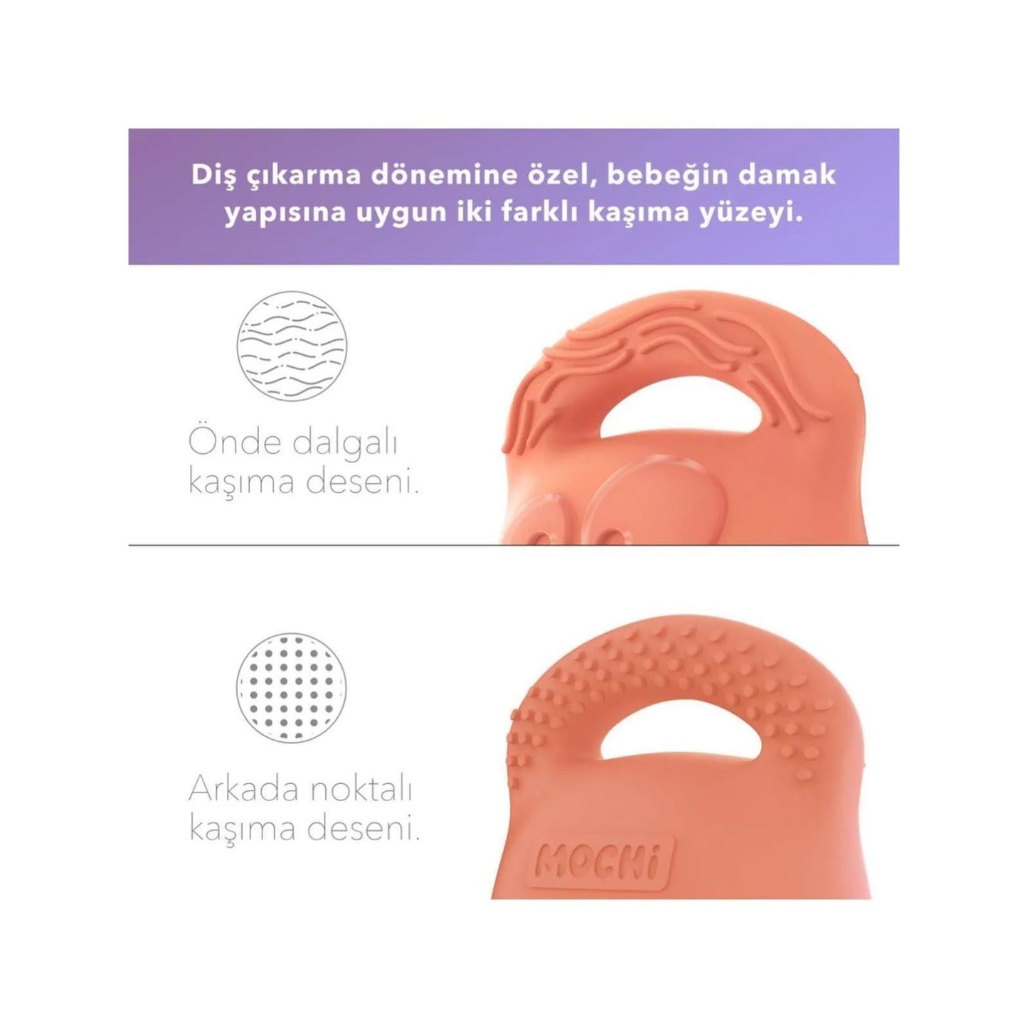 Mochi Diş Kaşıyıcı - Lila