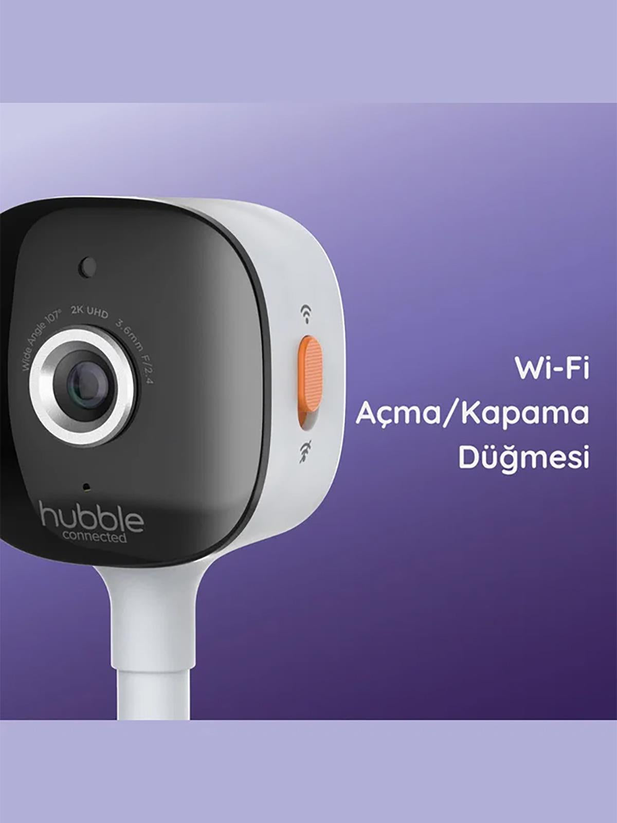 Hubble Gobaby Pro AI Wifi Connect 5'' Dijital Ekranlı Bebek Kamerası