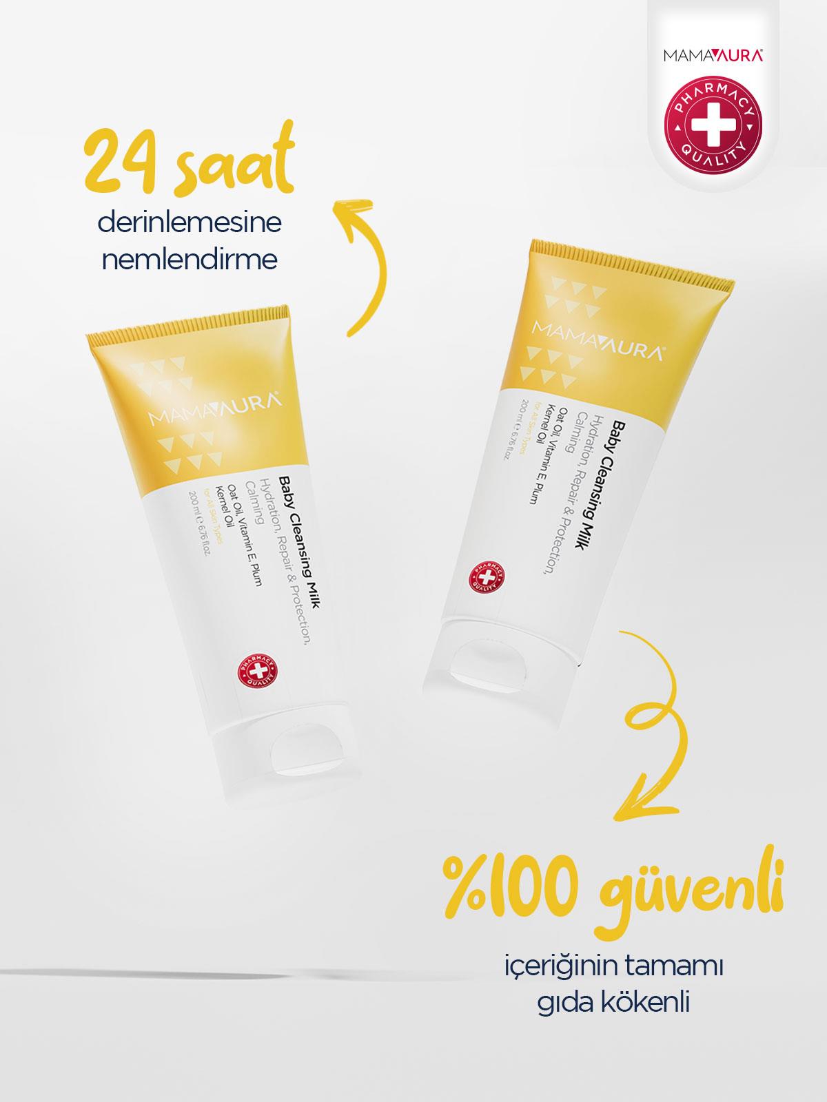 Mamaaura Temizleme Sütü - Baby Cleansing Milk 200 ml