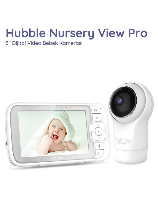 Hubble Nursery View Pro 5’’ Dijital Ekranlı Bebek Kamerası