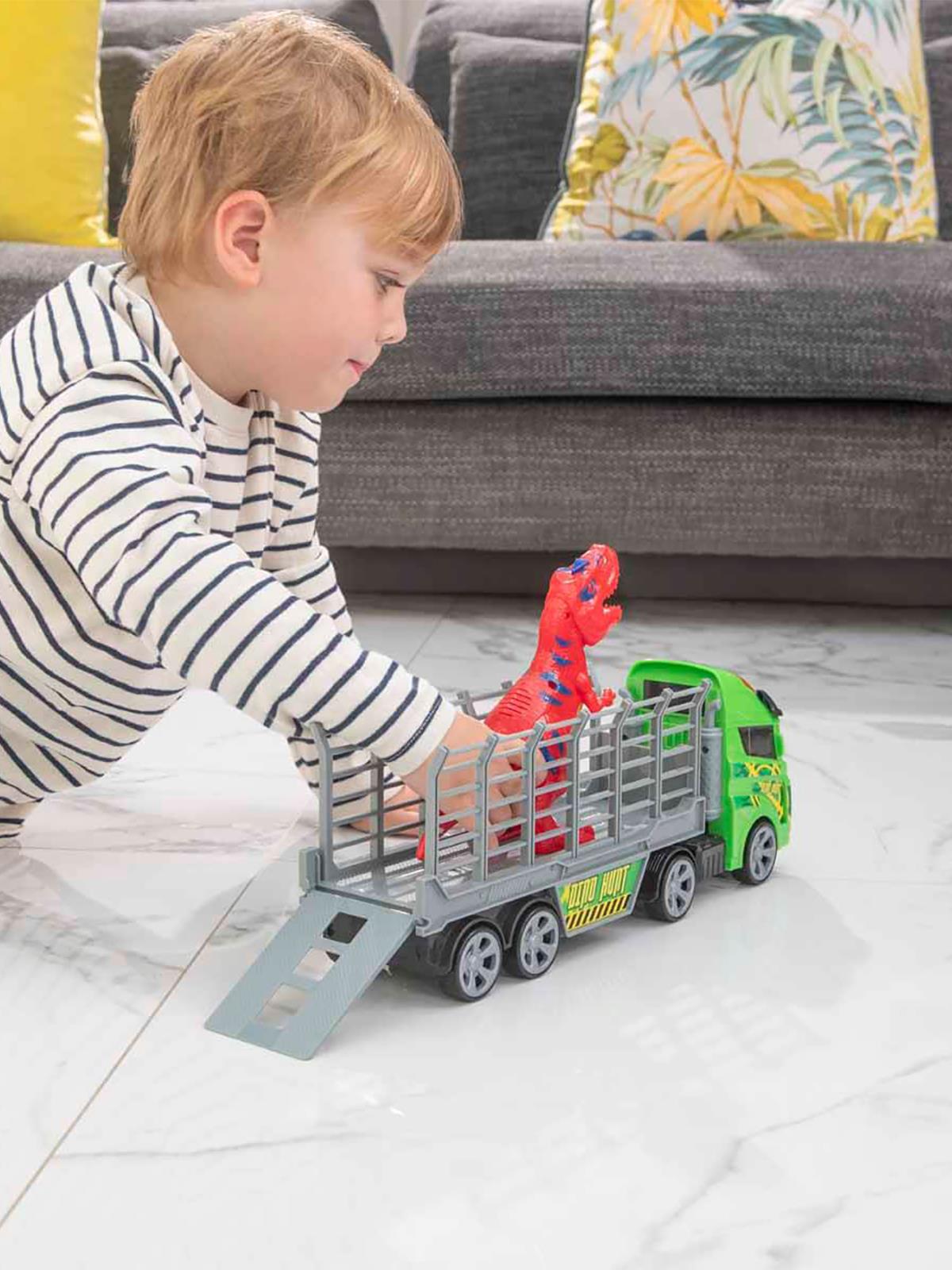 Sunman Oyuncak Sesli ve Işıklı Dino Transporter