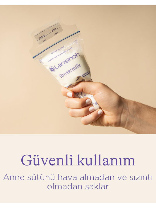 Lansinoh Anne Sütü Saklama Poşeti 50 Adet