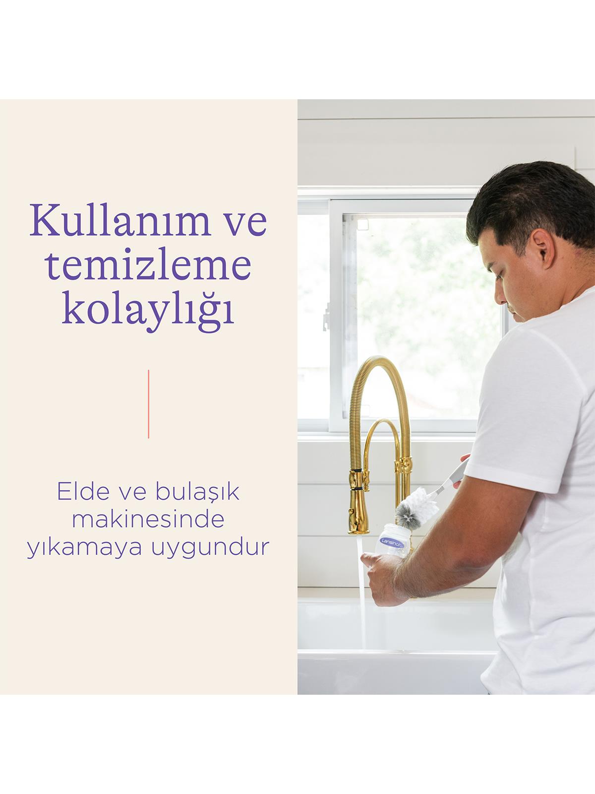 Lansınoh Cam Biberon 160 ml - Standart