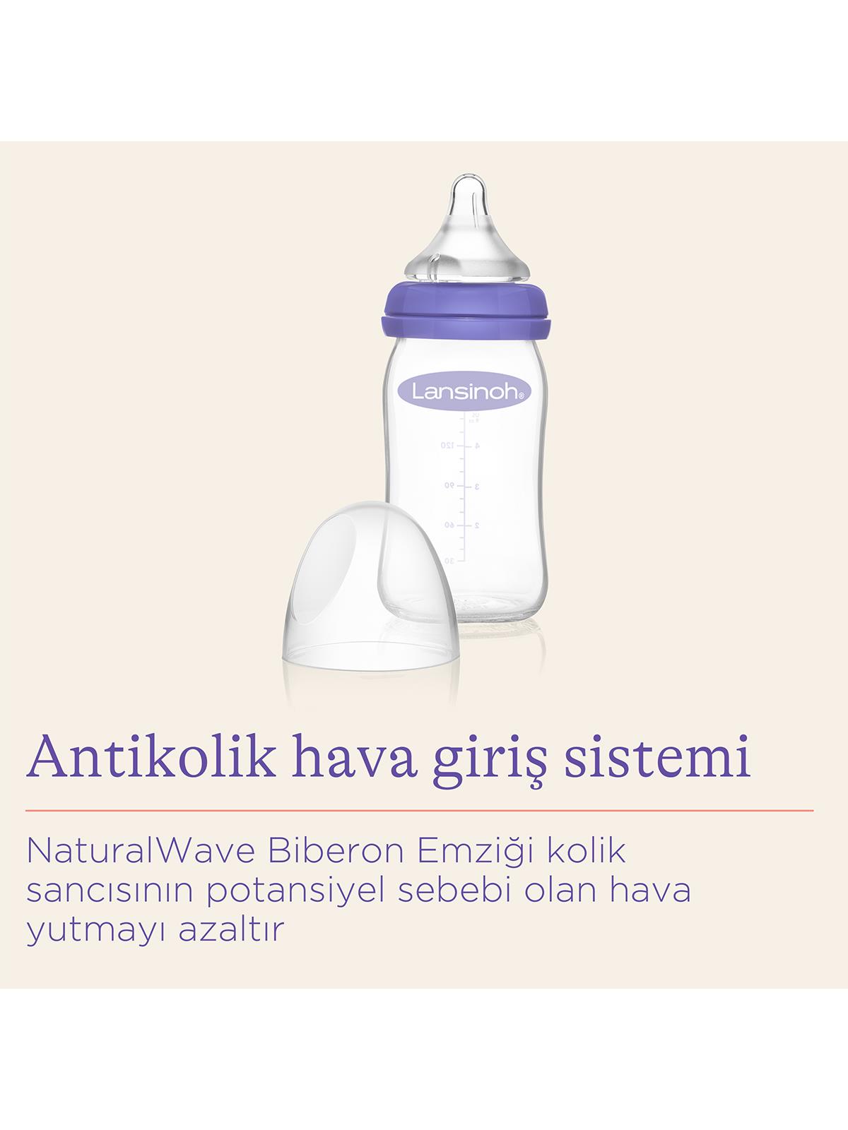 Lansınoh Cam Biberon 160 ml - Standart