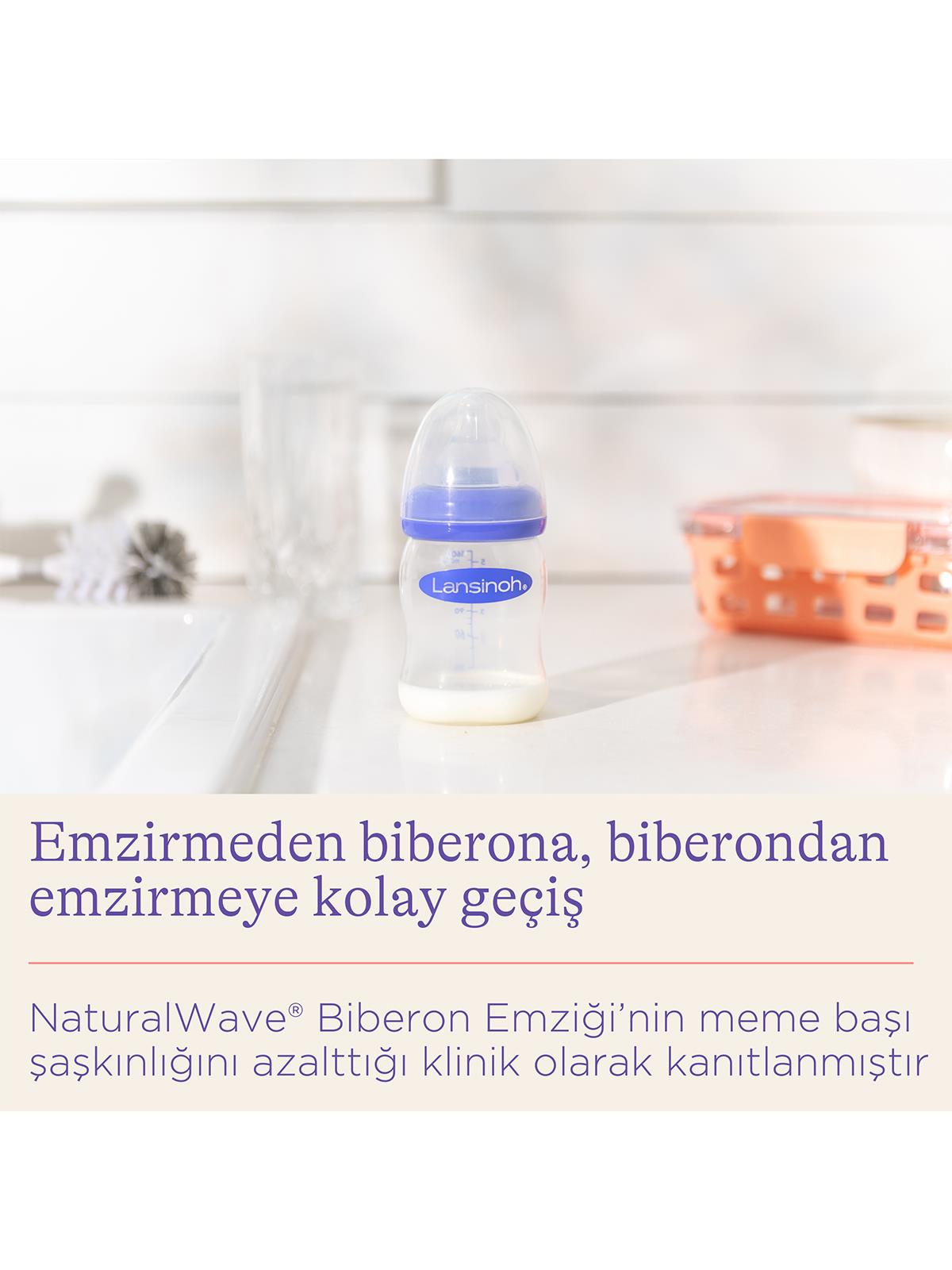 Lansınoh Cam Biberon 160 ml - Standart