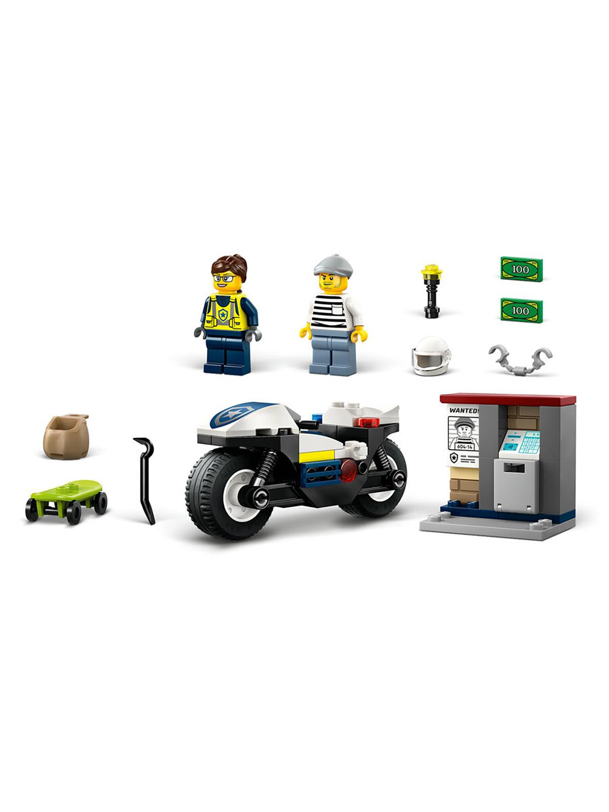 Lego City Polis Motorsiklet Takibi