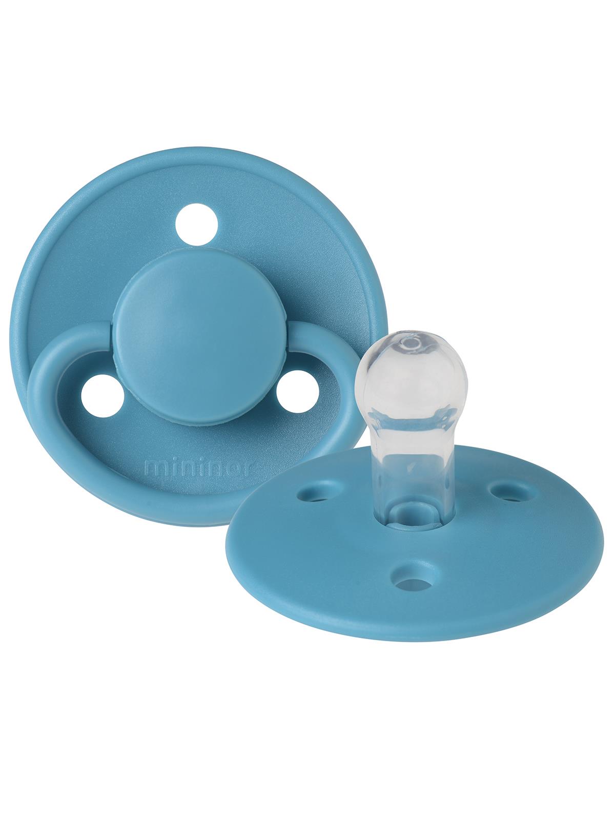 Mininor Silikon Emzik 0+ Ay - Nordic Sky Blue