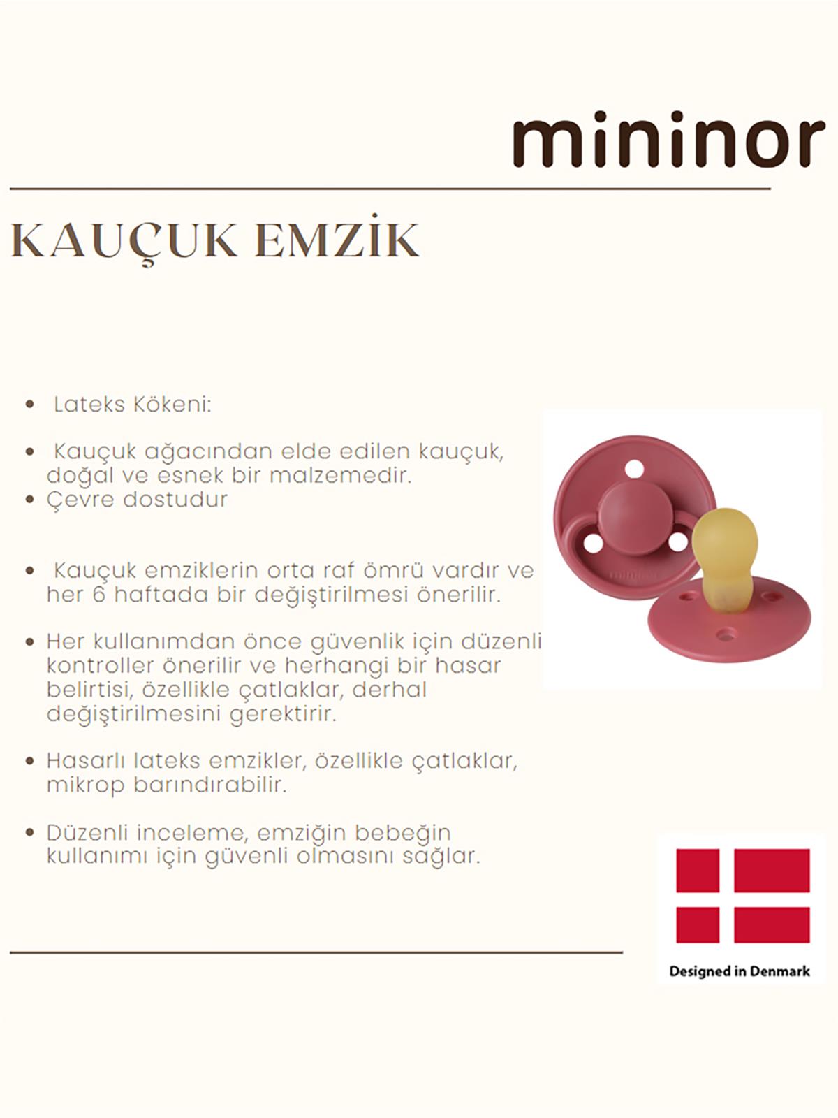Mininor Kauçuk Emzik 12+ Ay - Grasshopper - Yeşil