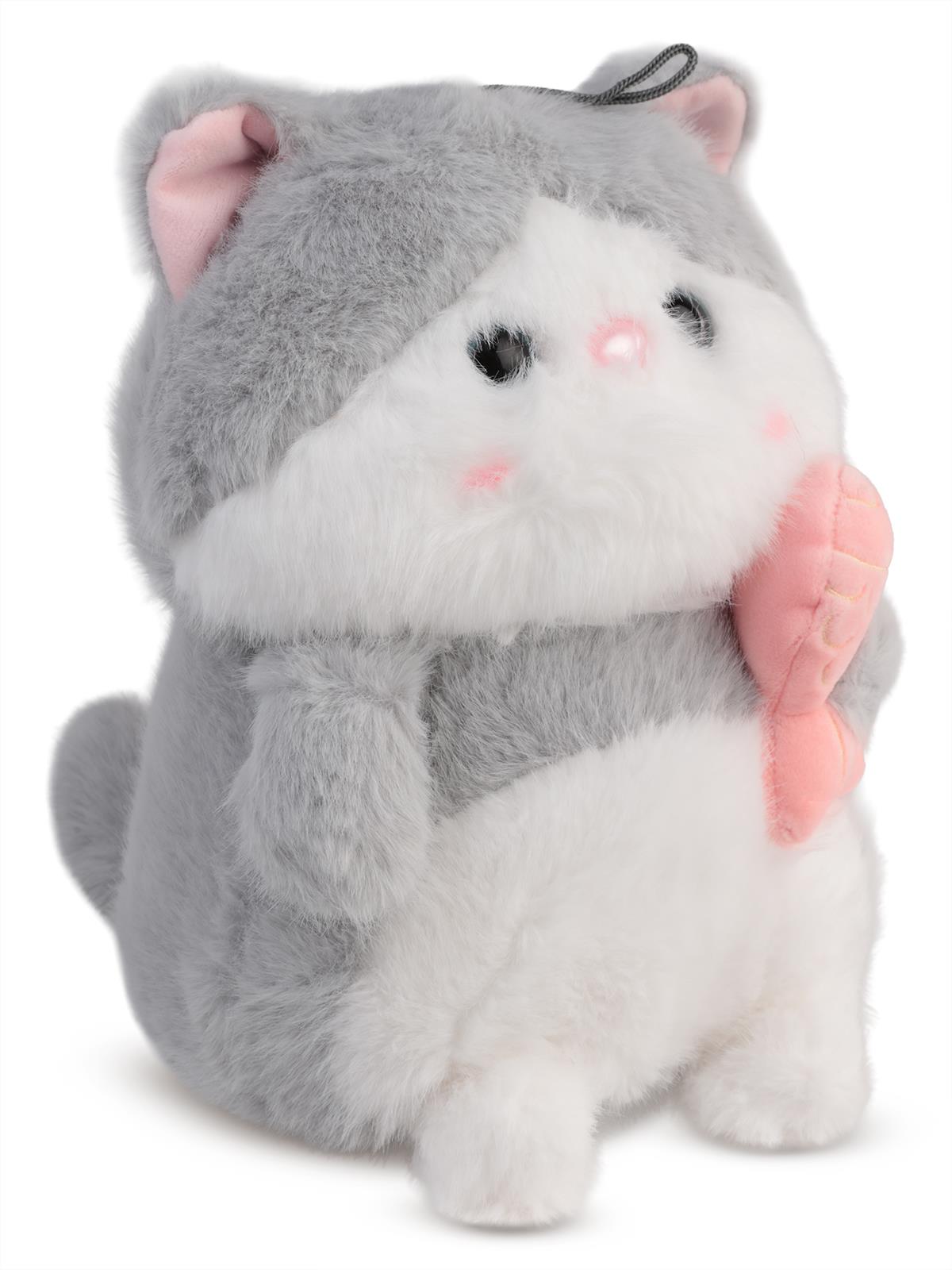 Can Oyuncak Peluş Oyuncak 25 Cm Balık Tutan Kedi
