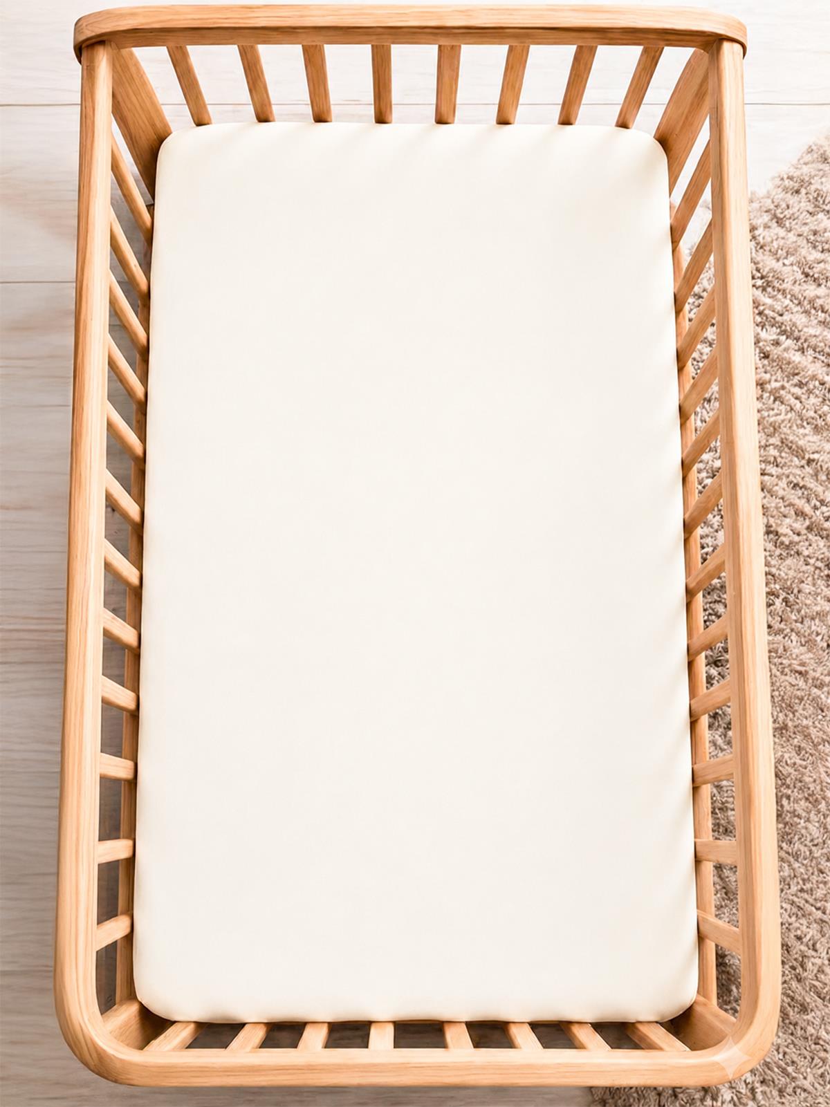 Safemom Lastikli Bebek Çarşafı 70x120 - Bej