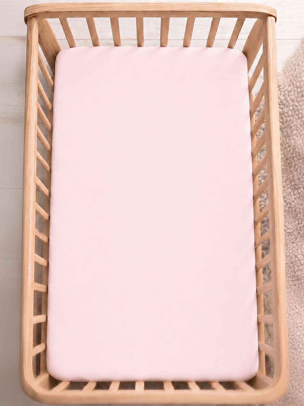 Safemom Lastikli Bebek Çarşafı 70x120 - Pembe