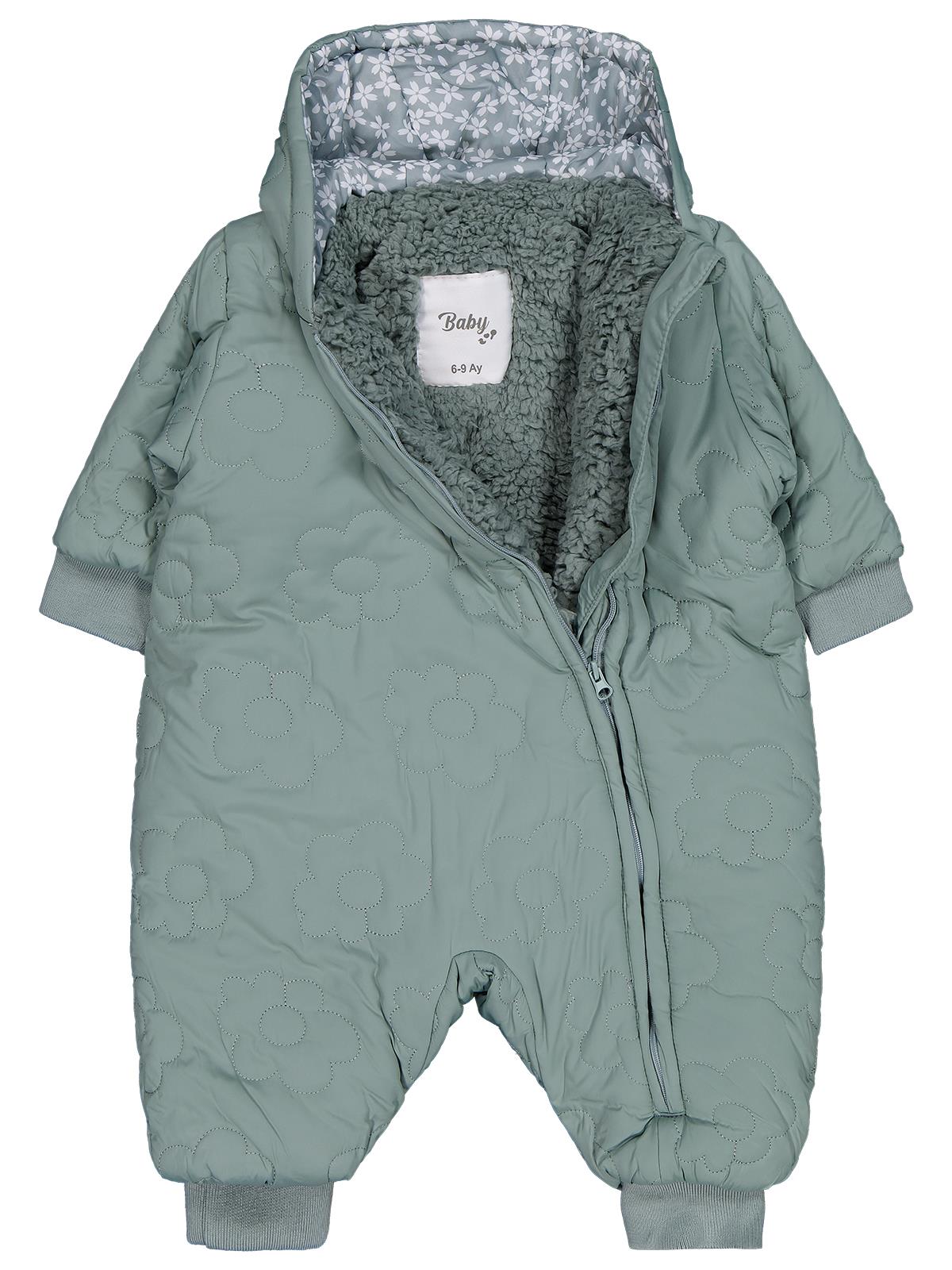 Civil Baby Çiçek Kapitone 6-18 Ay Astronot - Yeşil