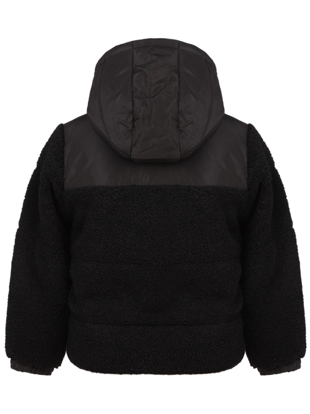 Civil Boys Future Baskılı Kapşonlu 10-13 Yaş Mont - Siyah