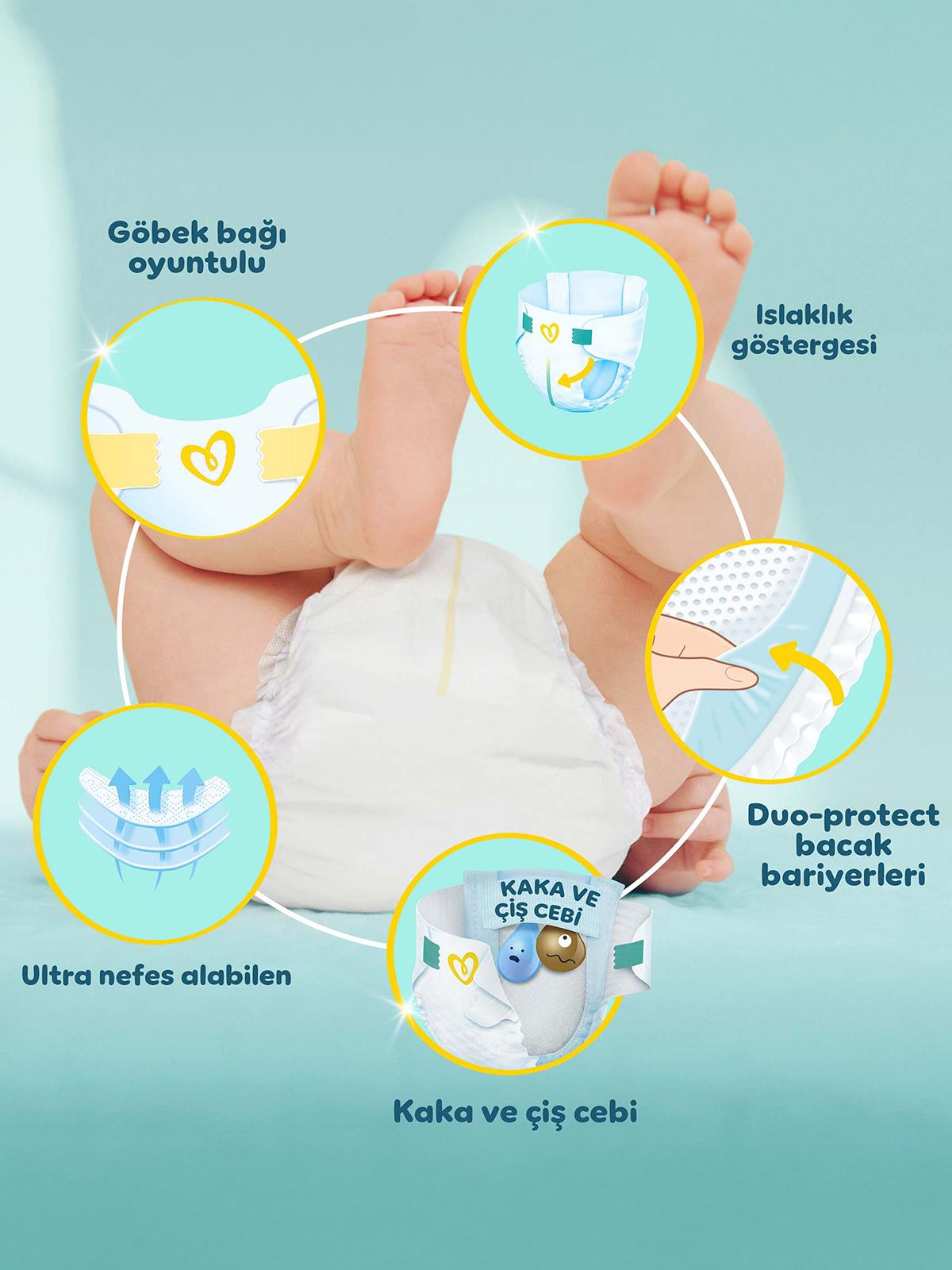 Prima Premium Care  Bebek Bezi 2 Beden Mini Jumbo Paket 60 Adet