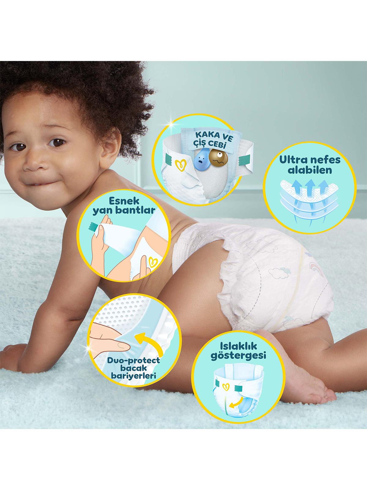 Prima Premium Care 3 Beden 52 Adet Bebek Bezi  Ekonomik Paket