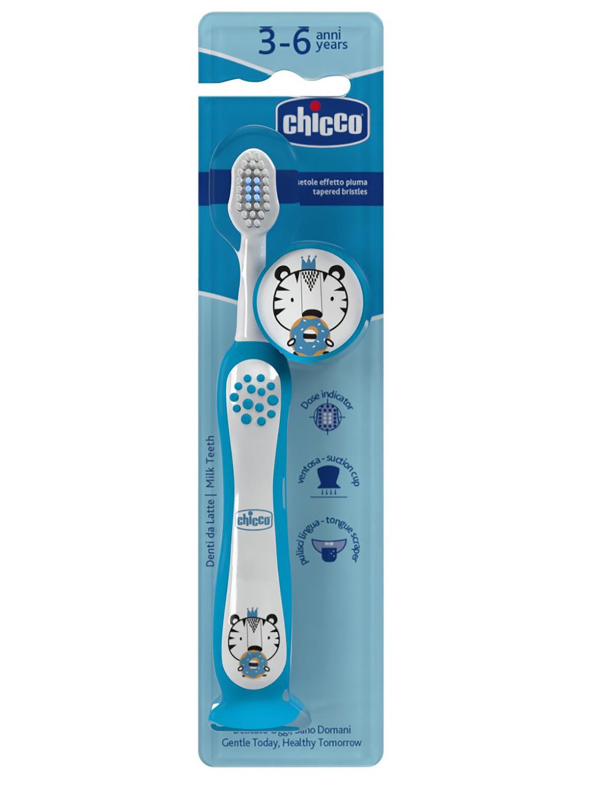 Chicco Diş Fırçası 3-6 Yaş - Mavi